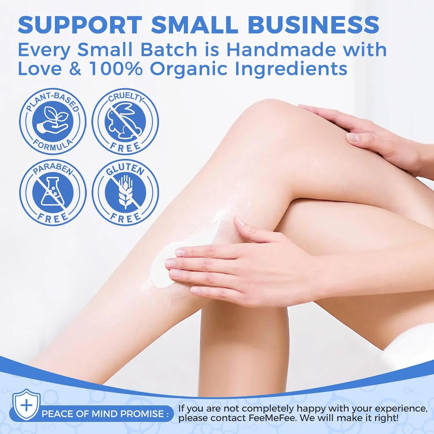 Magnesium Lotion for Sleep, Natural Magnesium Cream for Leg Cramps, Magnesium Butter with Coconut Oil, Shea Butter, Vitamin E, Safe for Kids, Unscented 4 oz
