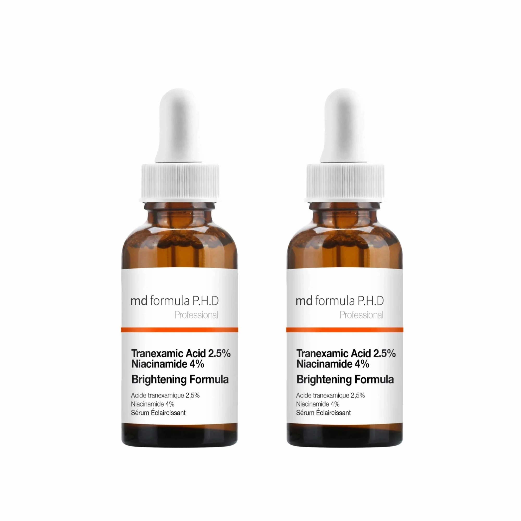 MD Formula Brightening Serum Tranexamic Acid 2.5%, Niacinamide 4% 30ml Twin Value Savings Pack