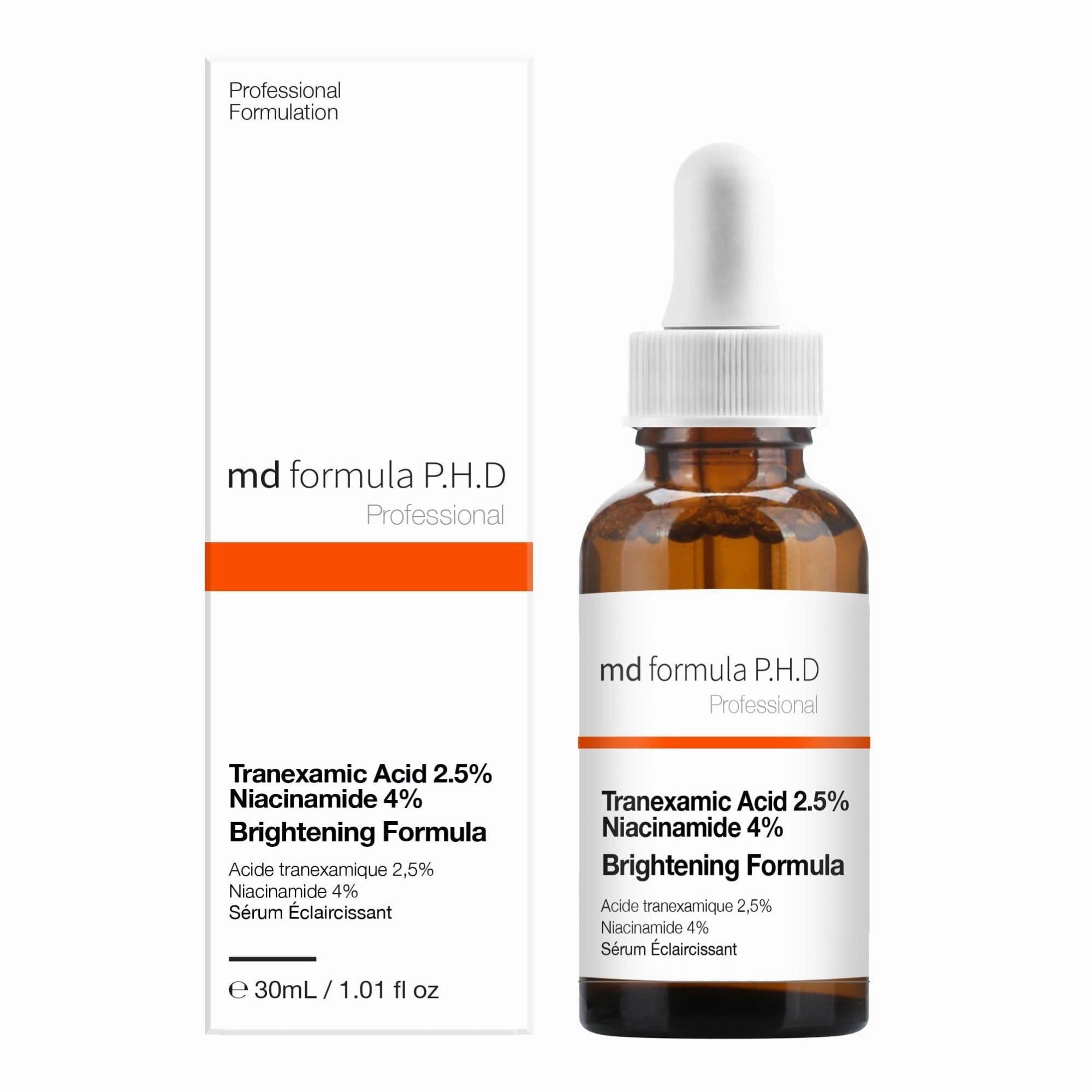 MD Formula Brightening Serum Tranexamic Acid 2.5%, Niacinamide 4% 30ml Twin Value Savings Pack
