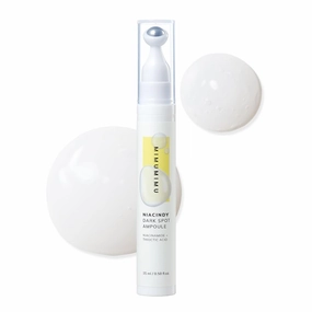 MIMUMIMU Niacinamide 10% Thioctic Acid 100 ppm NIACINDY Facial Glow Ampoule for Dark Spot After Care - Daily Korean Potency Skincare - Uneven Tone, Hyperpigmentation, Discoloration Roll-on Ampoule