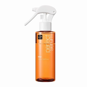 Mise En Scene Hair Mist by Perfect Serum | Non greasy Leave-In Conditioner for 2 Way Use, Golden Moroccan Argan Oil, Nourishing 7 Oils, Chemical-Free Formula, 5.07 Fl. Oz.(150ml)