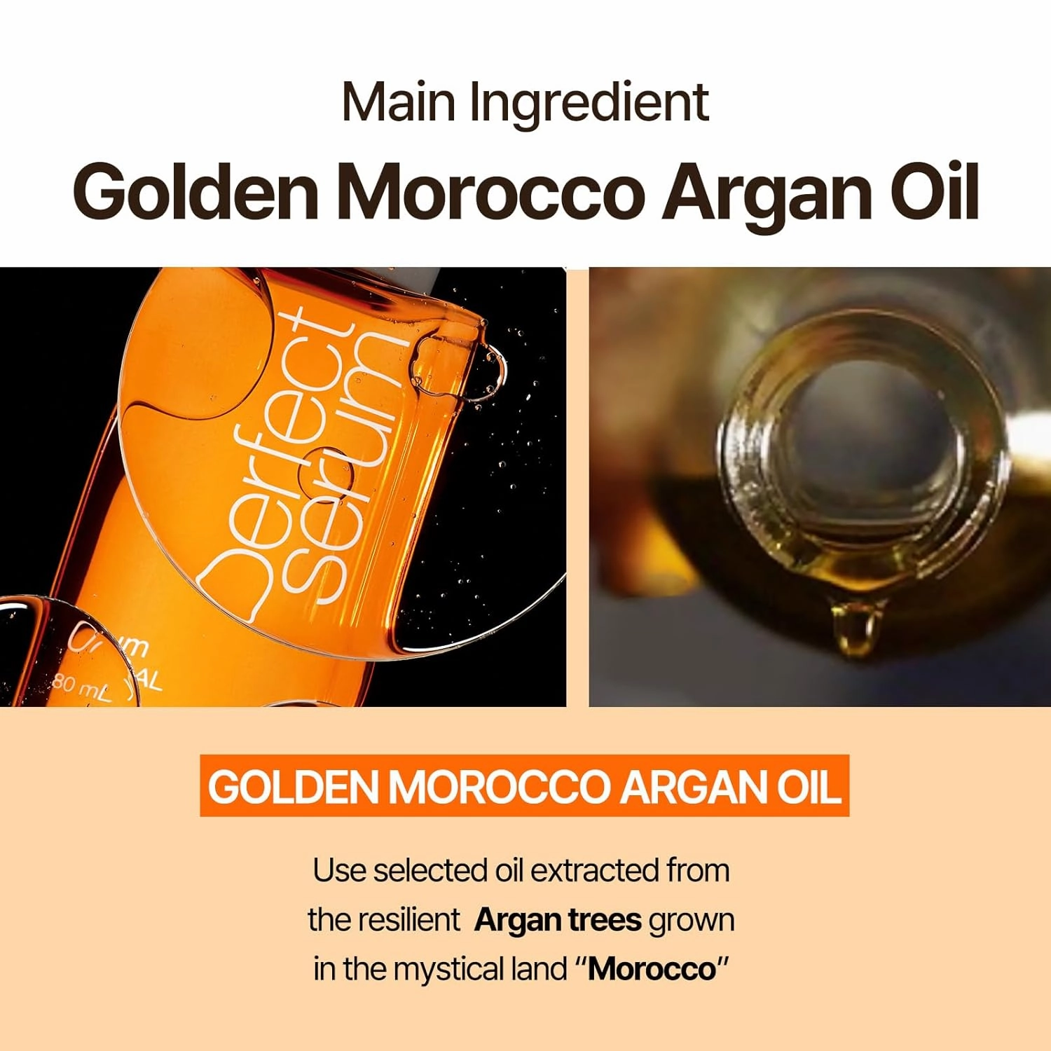 Mise En Scene Hair Mist by Perfect Serum | Non greasy Leave-In Conditioner for 2 Way Use, Golden Moroccan Argan Oil, Nourishing 7 Oils, Chemical-Free Formula, 5.07 Fl. Oz.(150ml)