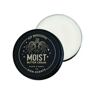 Moist Shea Butter Cream | Non-Scented | LARGE (7.5oz) | Organic Body Butter | Hand & Body Moisturizer | Clean Skincare | Aids Dry Skin | Long-Lasting Moisture | Rich & Velvety Texture