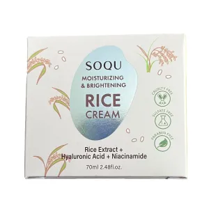 Moisturizing & Brightening Rice Cream, 2.48 Fl Oz (Pack of 1)