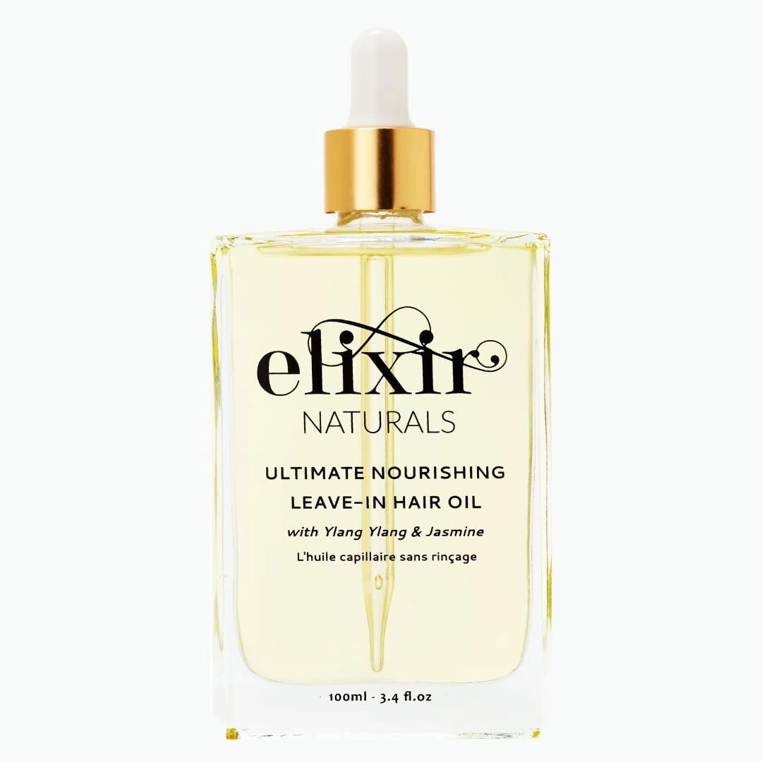 Natural Hair Oil, Adds Shine, Strength and Nourishment to Dry, Frizzy, Damaged, Curly & Colored Hair. Leave-In Styling Hair Oil and Treatment for Dry Damaged Hair. 100ml