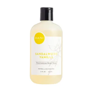 Naturals Body Wash - Warm Sandalwood Vanilla Scent with Organic Aloe Vera & Natural Glycerin - Sulfate & Paraben-Free Shower Gel - For Men & Women - 12 oz - Vegan & Cruelty-Free