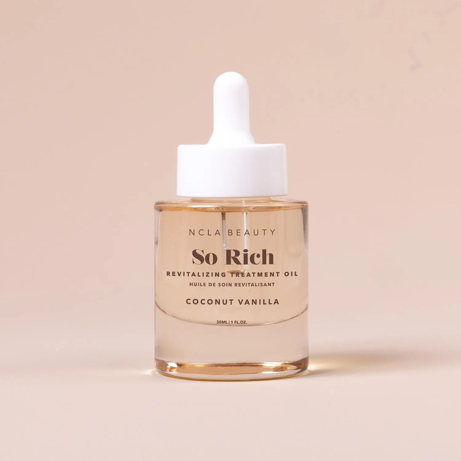 NCLA - So Rich Revitalizing Treatment Oil | Nutrient-Rich, Hydrating, Calming, Moisturizing | Multi-Purpose, Safe for Daily Use | Cruelty-Free, Vegan (Coconut Vanilla) 30 mL / 1 fl oz