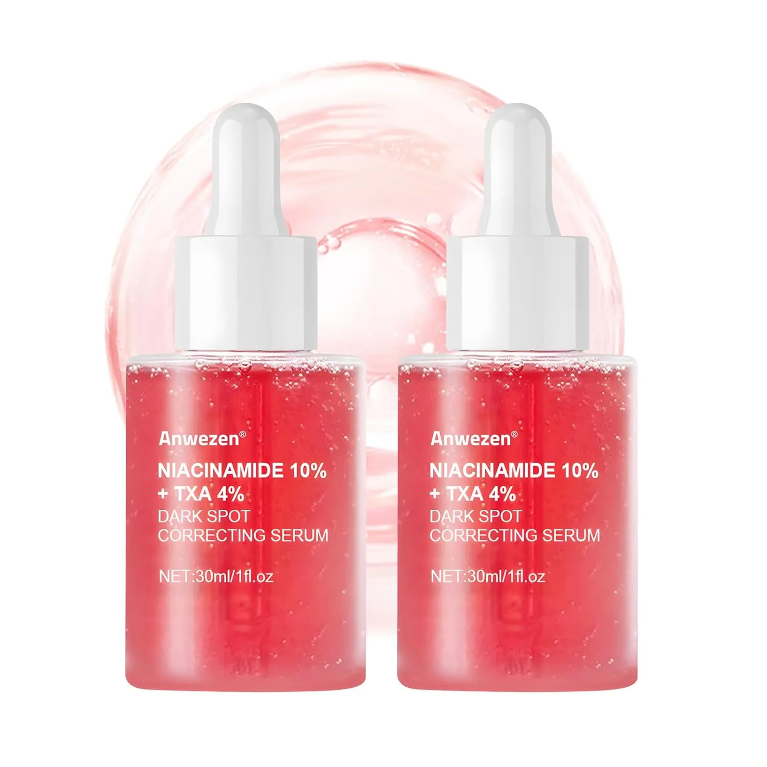 Niacinamide Serum 10%   TXA 4% Acid for Face,Hyaluronic Acid Serum for Women,Dull Skin & Fine Lines,Korean Glass Skin,Fragrance-Free (60ml /2 fl.oz.)