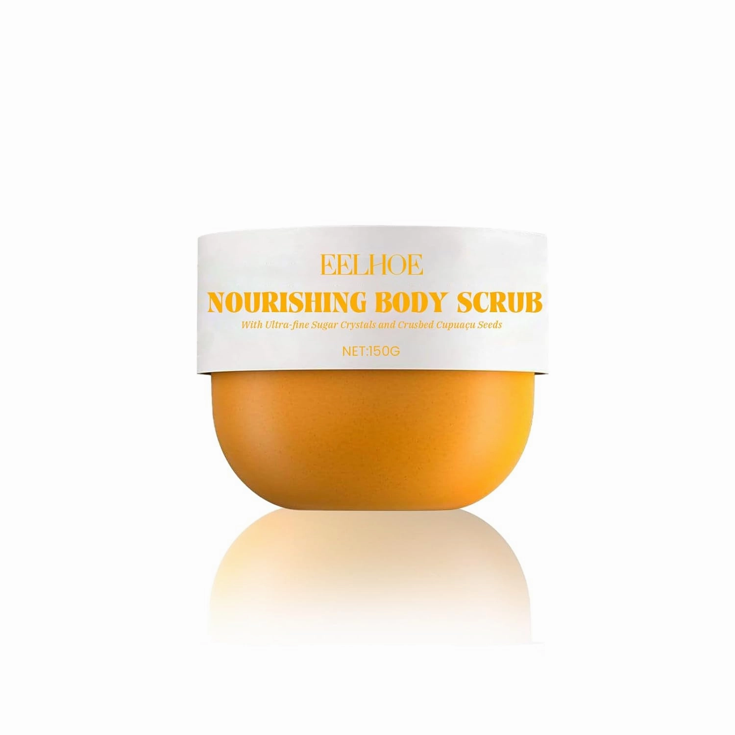 Nourishing Body Scrub with Sugar Crystals and Natural Oils, 150g, Exfoliating and Smoothing