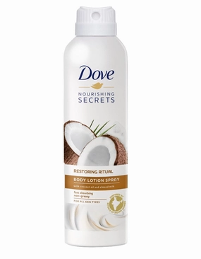 Nourishing Secrets Restoring Ritual Body Lotion Spray Coconut Oil & Almond Milk 190ml
