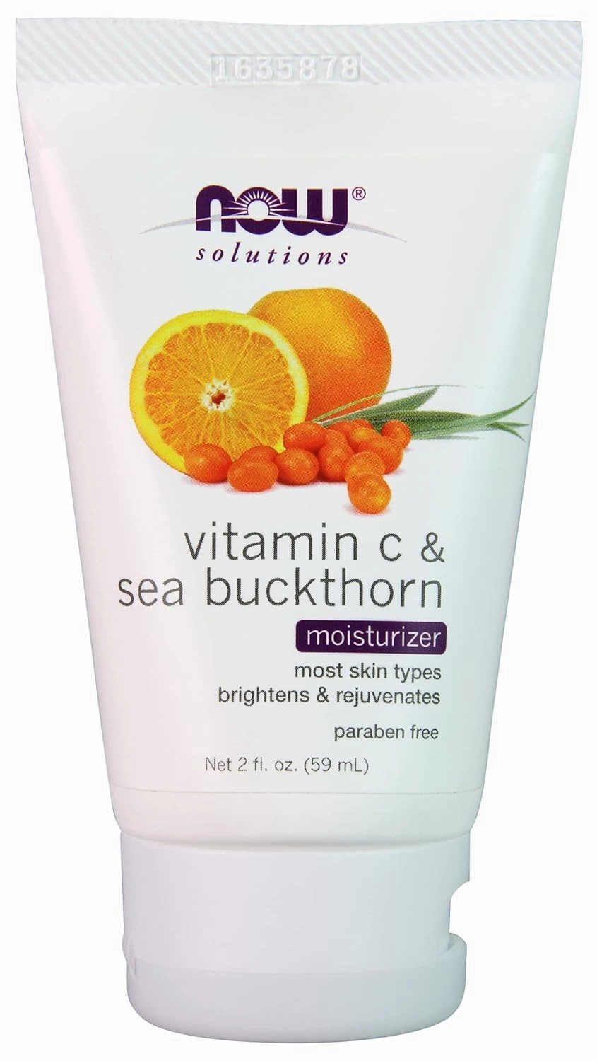 Now Foods, Solutions, Vitamin C & Sea Buckthorn Moisturizer, 2 fl oz (59 ml)