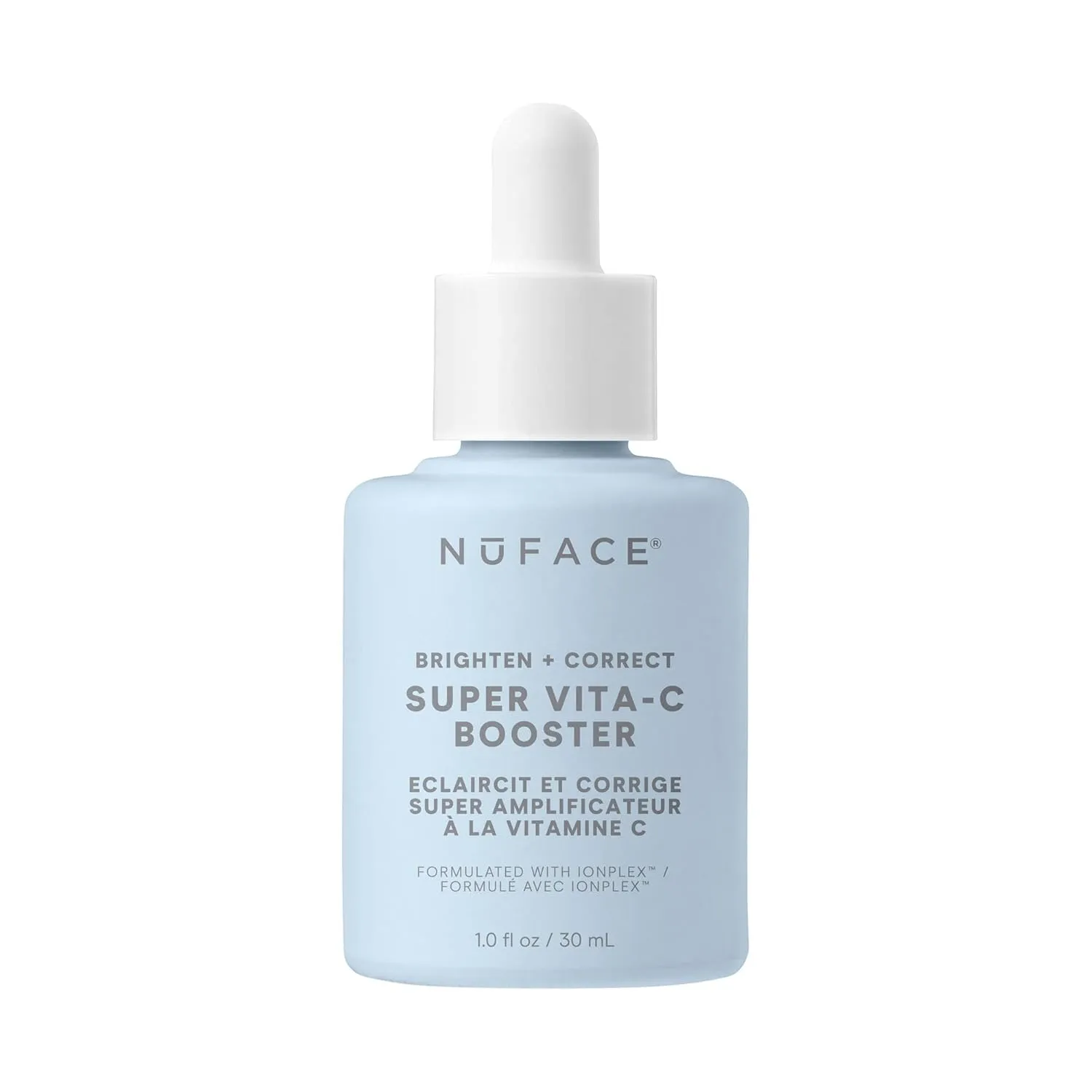 NuFACE Vita-C Brightening Face Serum - Vitamin C Serum for Dark Spots & Even Skin Tone   Niacinamide for Soothing Redness - Boosts Results of Microcurrent Treatments, Daily Skin Care (1oz)