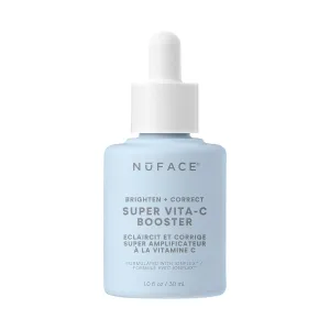 NuFACE Vita-C Brightening Face Serum - Vitamin C Serum for Dark Spots & Even Skin Tone   Niacinamide for Soothing Redness - Boosts Results of Microcurrent Treatments, Daily Skin Care (1oz)
