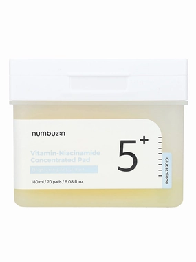 Numbuzin Vitamin Niacinamide 5  Concentrated Pad Brightening Antioxidant 180ml