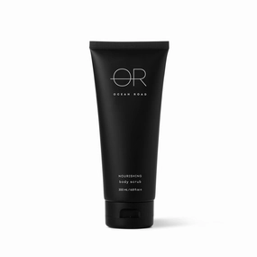 Ocean Road Black Body Scrub 6.7 fl oz - Reveal Your Radiance with this Invigorating Exfoliating Blend, Leaving Your Skin Renewed, Smooth, and Gently Fragranced