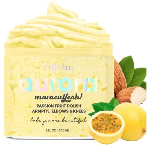 Olivia Beauty Leg Scrub - All Natural Exfoliating Body Scrub for Women, Moisturizing Organic Formula to Smooth, Exfoliate, and Hydrate Sensitive Skin - Provides Lasting Care and Pure Grace - 8 Oz