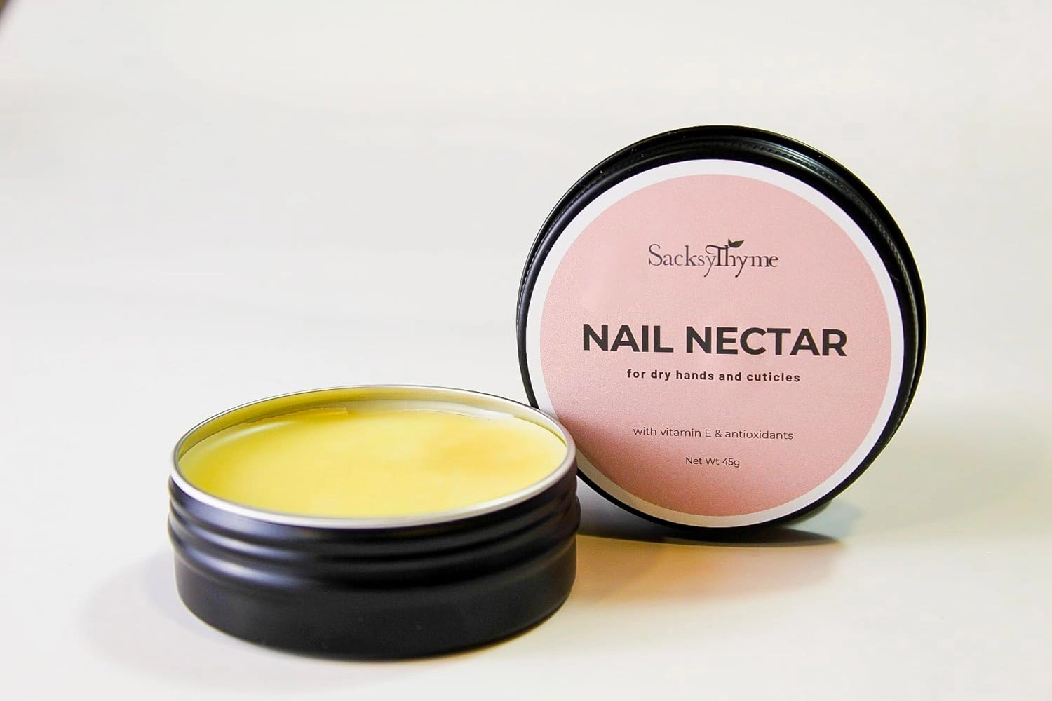 Orange Balm for Hands and Nails, for Dry Hands & Cuticles - Plant Based, VEGAN, Jojoba, Olive Oil, Cocoa Butter, Soothing Sweet Orange, Moisturize and Protect. (2 oz)
