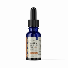 Organic Champi Aromatherapy Hair & Scalp Prewash Oil | 2 oz Dropper Bottle | Ideal for Coarse, Dry, Curly Hair & Flaky Scalp | Supports Hair Strength & Scalp Balance | Natural & Preservative-Free