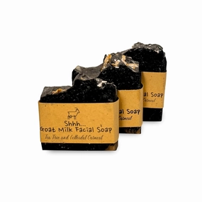 Organic Goat Milk Soap Bar for Face & Body | Handmade with Goat Milk for Sensitive Skin, Coconut oil & Essential Oils | Vitamin-Rich Skincare - Oatmeal & Tea Tree 3 Pack