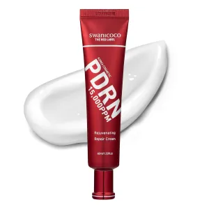 PDRN Rejuvenating Repair Cream, 99.9% Pure Salmon (Sodium DNA), Bakuchiol, Cica Exosome, Niacinamide, Aging Care, Wrinkle Care, Intensive Glow, Skin Elasticity, 40ml 1.35 fl Oz