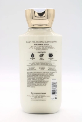 Pearberry, Bath and Body, Daily Nourishing Body Lotion, 8 fl oz