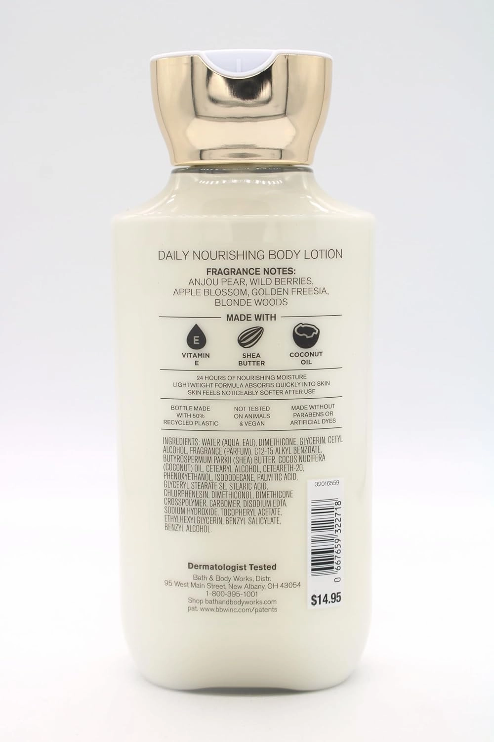 Pearberry, Bath and Body, Daily Nourishing Body Lotion, 8 fl oz