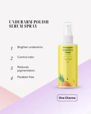 Pineapple under arm Polish serum, With Glycolic Acid, Niacinamide Fro fades Underarm Darkness, 100 ml