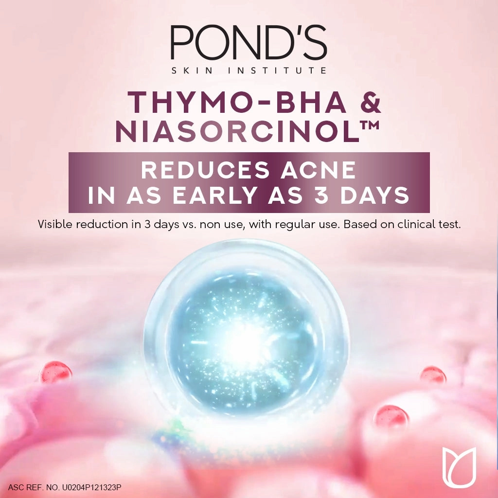 Pond's Bright Miracle Ultimate Acne Control Thymo-BHA (Niasorcinol) Facial Foam 100g