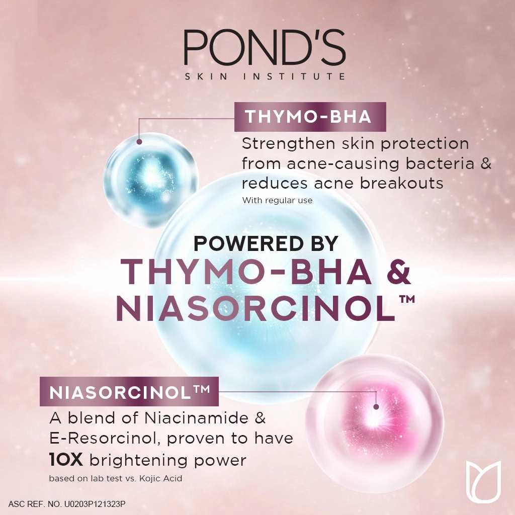 Pond's Bright Miracle Ultimate Acne Control Thymo-BHA (Niasorcinol) Facial Foam 100g