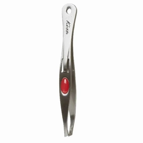PREMIUM SLANT TIP TWEEZER W/ SUCTION CUP-TWZ07