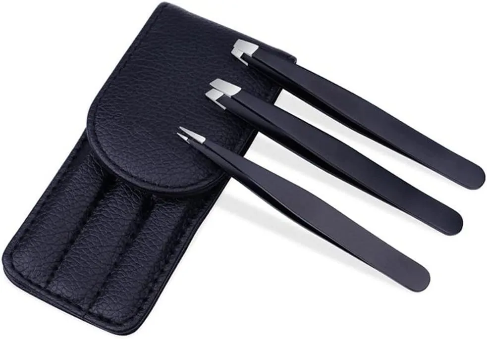 Professional Tweezers for Eyebrows Lash Twizzer Stainless Steel Eyelash Extension Classic Slant