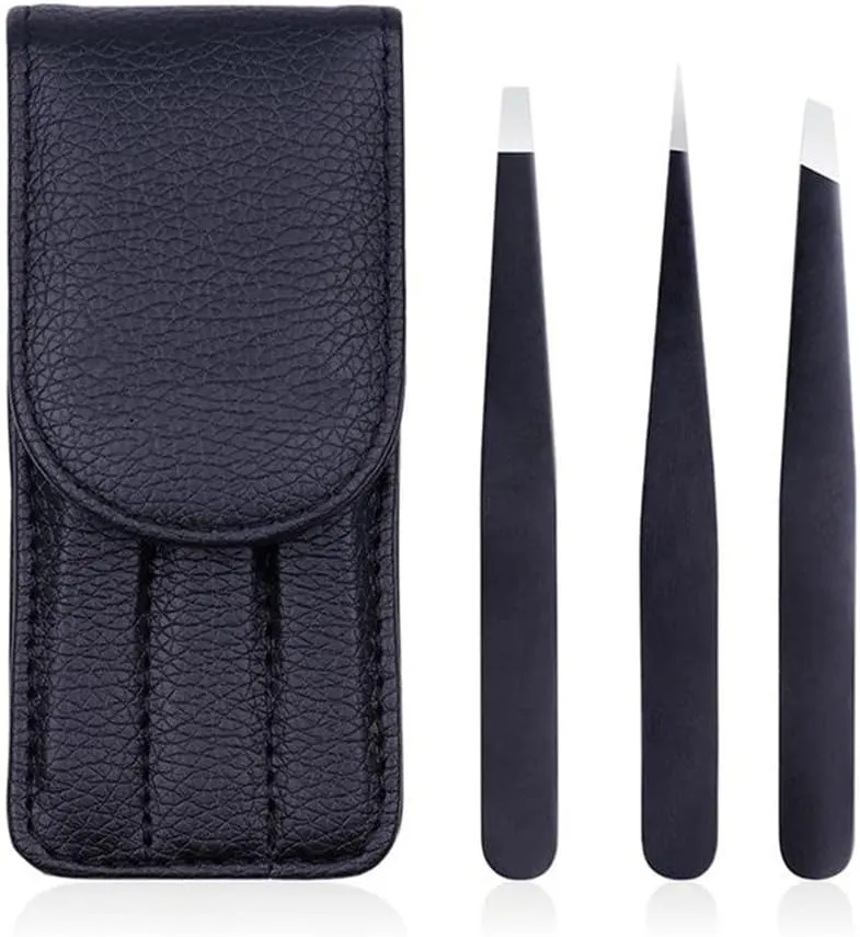 Professional Tweezers for Eyebrows Lash Twizzer Stainless Steel Eyelash Extension Classic Slant