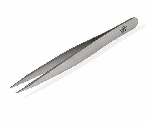 Profinox Pointed Stainless Steel Tweezers. Made by Malteser in Solingen, Germany