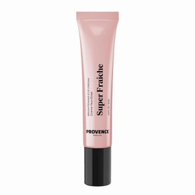 Provence Beauty Super Fraîche Brightening Eye Cream harnesses the power of niacinamide to visibly brighten under-eyes, while caffeine and hyaluronic acid visibly tighten and plump skin with moisture.