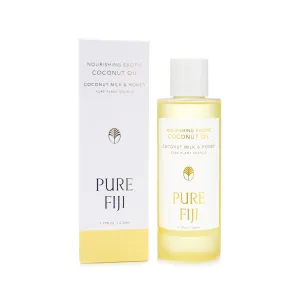 PURE FIJI Nourishing Exotic Coconut Body Oil, Coconut Milk & Honey (7.7oz/230ml)