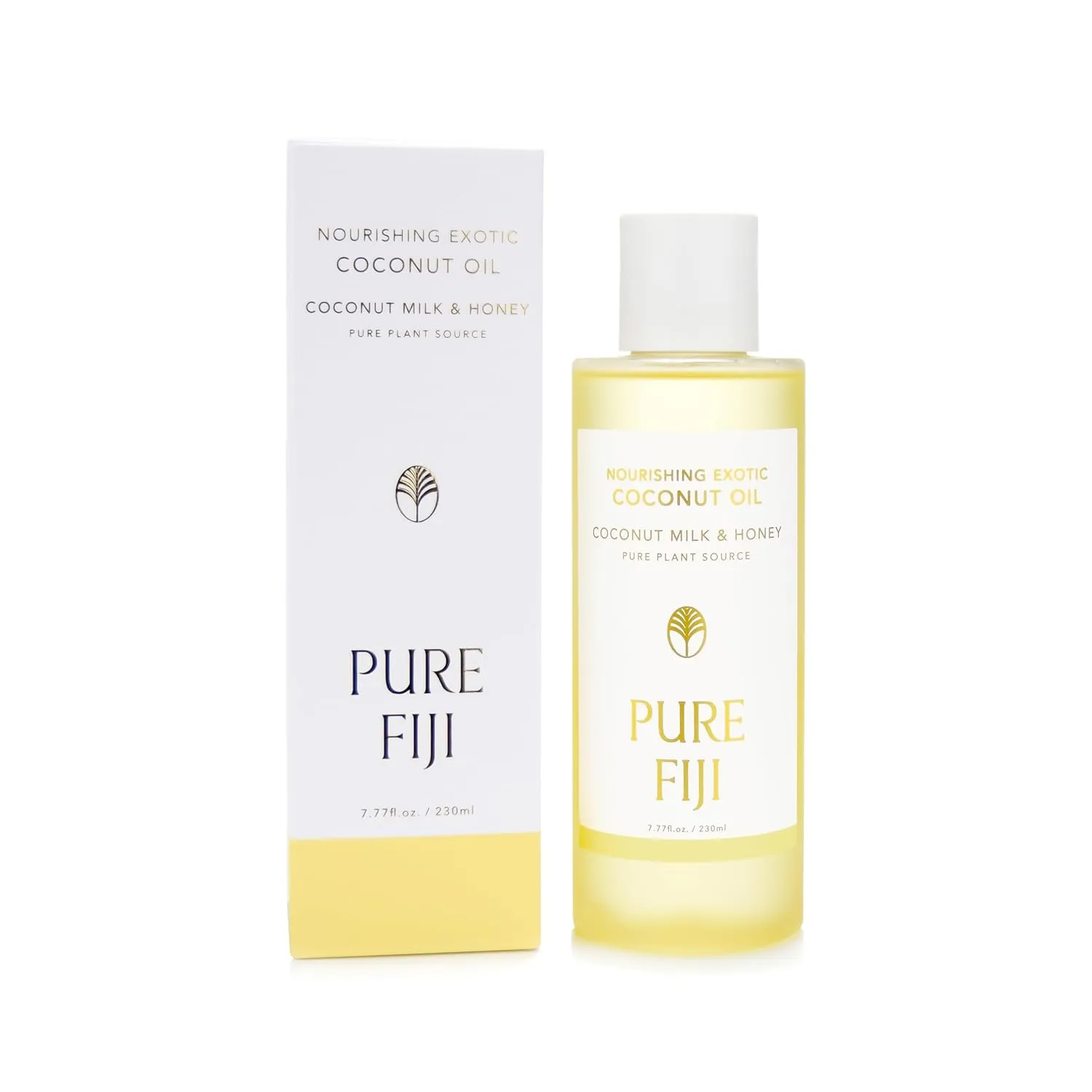 PURE FIJI Nourishing Exotic Coconut Body Oil, Coconut Milk & Honey (7.7oz/230ml)