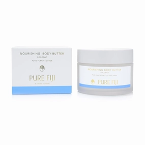 PURE FIJI Body Butter - Moisturizer Body Butter Cream - Face Cream and Body Lotion for Dry Skin with Natural Oils & Vitamin E Coconount