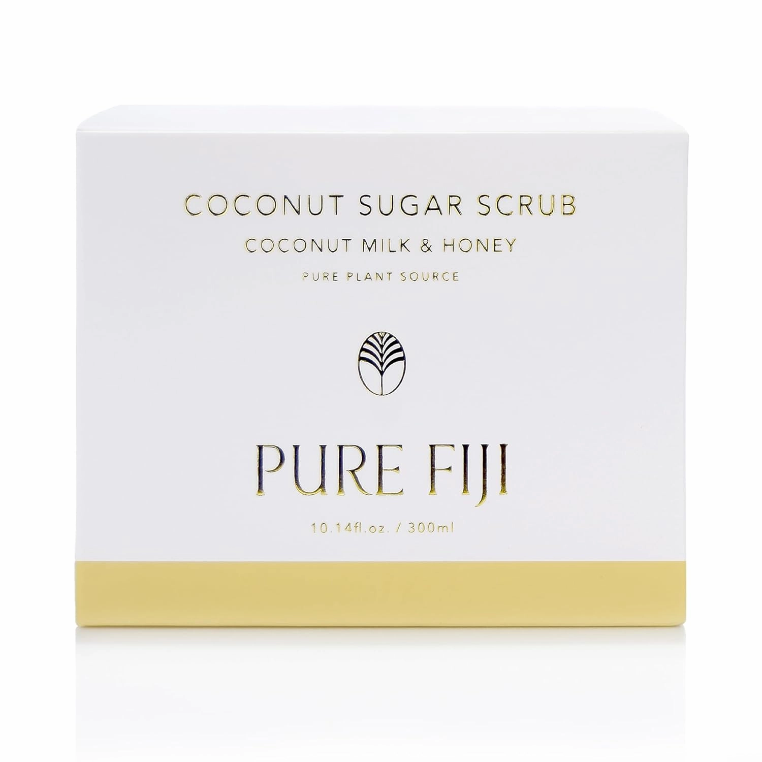 Pure Fiji Coconut Sugar Body Scrub, Coconut Milk & Honey (10.14 Oz /300ml)