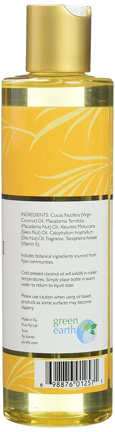 PURE FIJI Nourishing Exotic Body Oil - Natural Coconut Oil for Skin in Bath & SPA with Vitamin E - Body Oil, Massage Oil, Body Lotion For Women and Men, Pineapple, 8oz