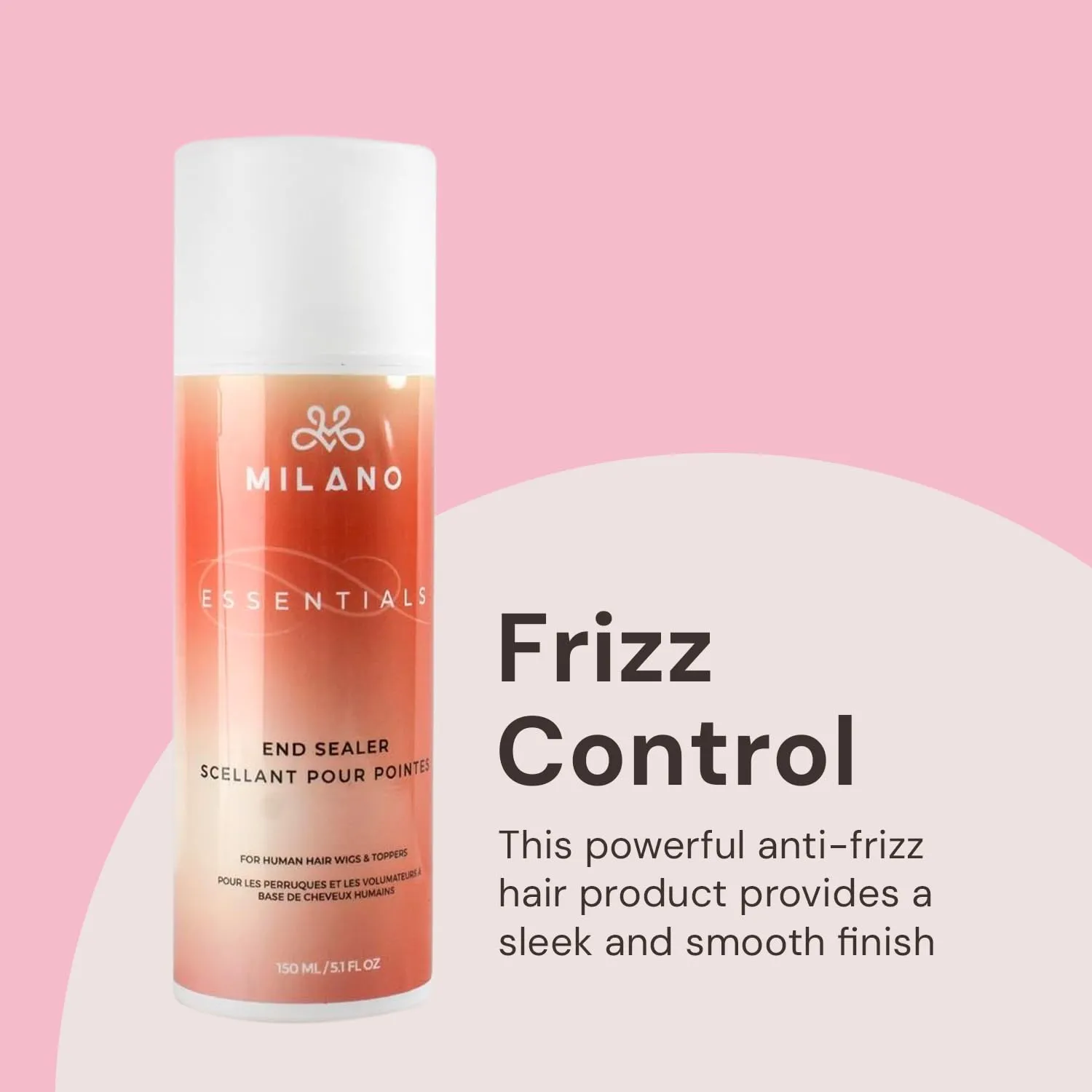 "MILANO COLLECTION Hair Styling Product for Human Hair, Split End Sealer and Frizz Control, Nourishing Ingredients, Easy to Use, Seals Split Ends, Softens Hair, Vegan and Cruelty-Free"
