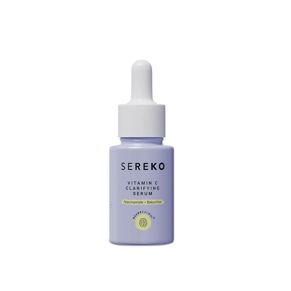 "SEREKO " Vitamin C Clarifying Serum with Niacinamide, 15  Actives, l Lightweight Formula for Sensitive Skin I