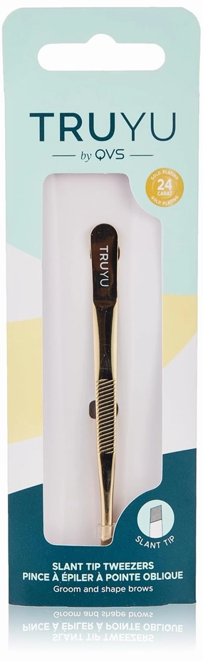QVS Global UK Ltd Gold Edition Slant Tip Tweezers