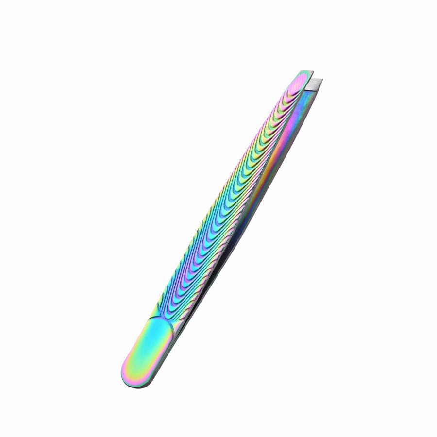 Rainbow Stainless Steel Precision Eyebrow Tweezers