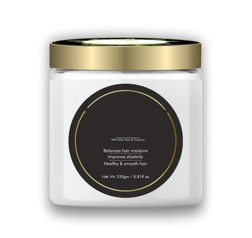 Repai.r Damage Hair Mask with Aloe Vera & Coconut, 250gm, Balances Moisture, Improves Elasticity
