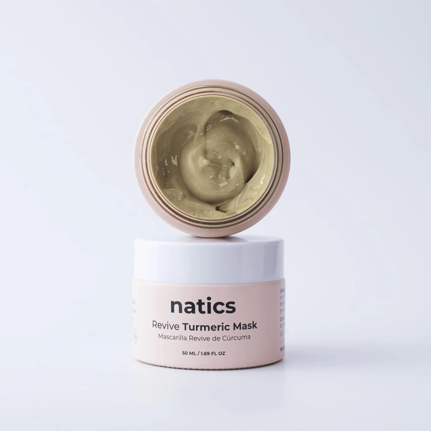 Revive Turmeric Clay Mask – 10-Minute Brightening & Hydrating Face Mask with Niacinamide & Pineapple | Evens Skin Tone, Refines Pores, Calms Skin | Vegan, Includes Applicator   Face Cloth
