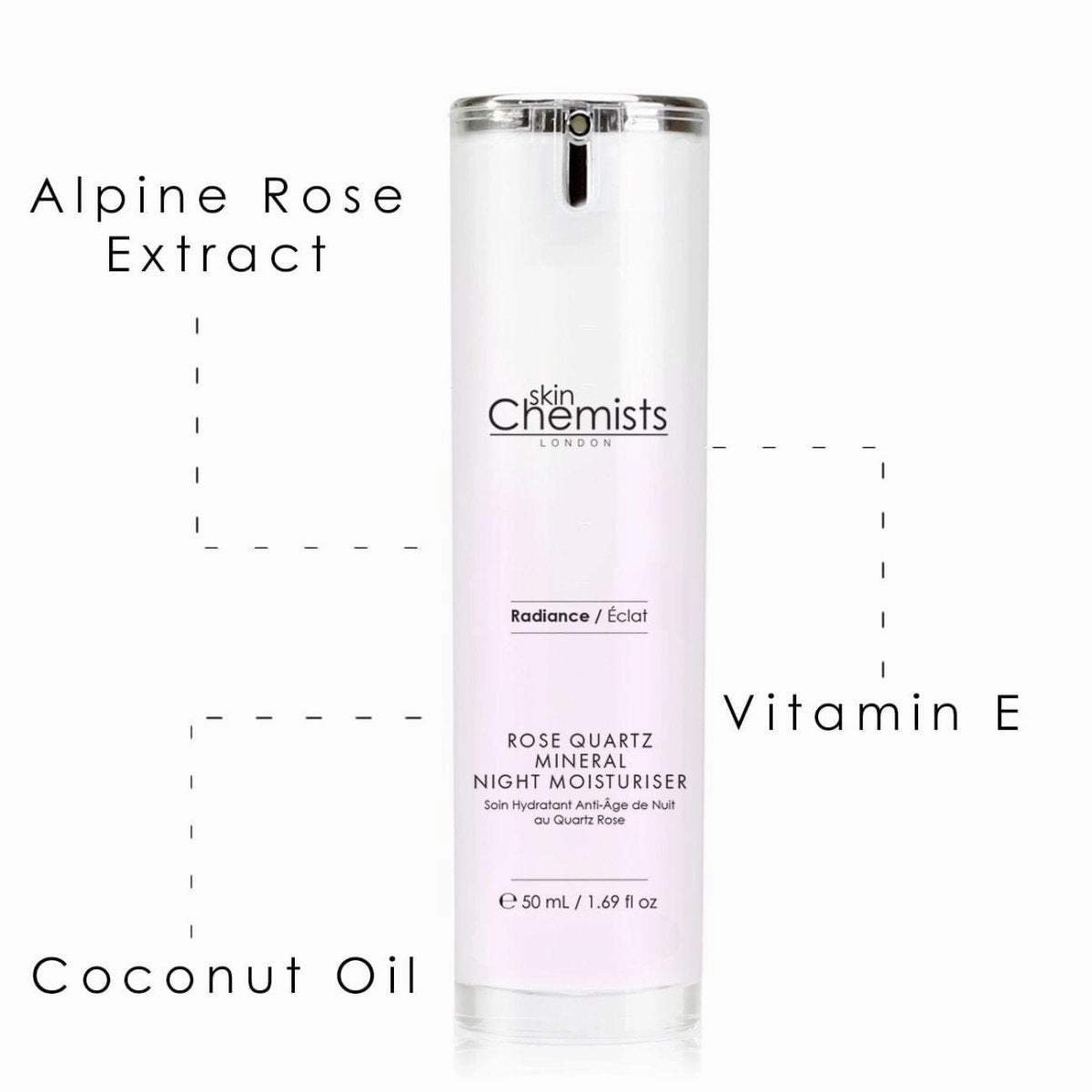 Rose Quartz Mineral Night Moisturiser 50ml