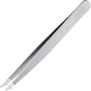 Rubis Evolution Ion-Coated Stainless Steel Tweezers, Combined Pointed/Slanted Tips for Precise Eyebrows and Hair Removal, 4K902,Rubis Switzerland Swiss Made World Renowned Precision