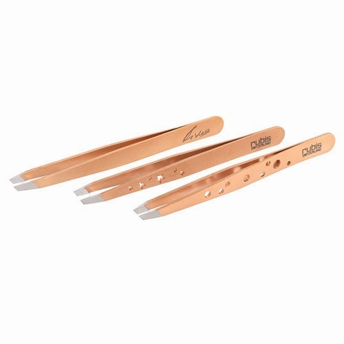 Rubis Classic Slant Tweezer - Rose Gold Elegance