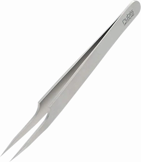 Rubis Stainless Steel Eyelash Tweezers with Pointed Tips for Attaching False Eyelashes, 1K5A02,Rubis Switzerland Swiss Made World Renowned Precision