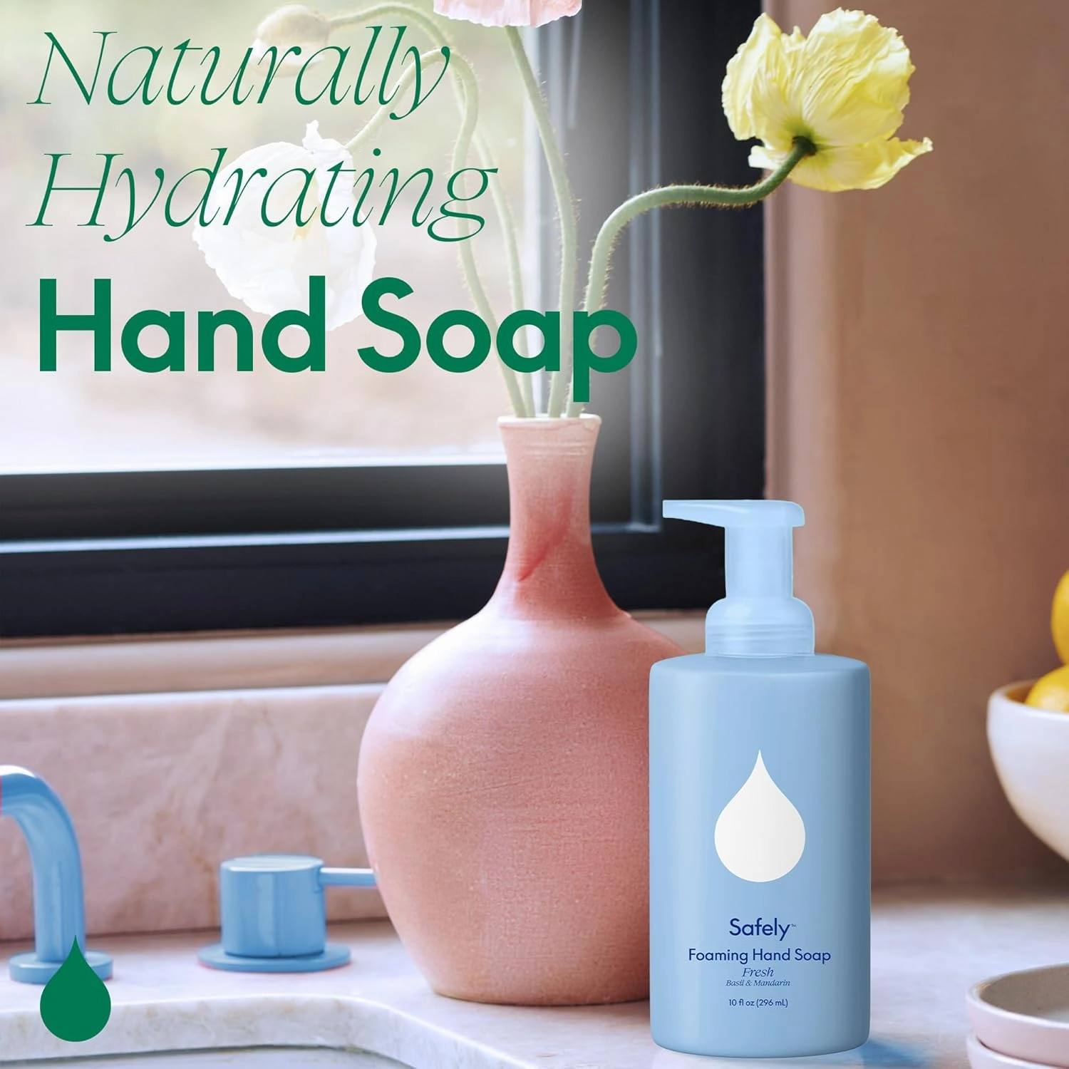 Safely Foaming Hand Soap – Rise 6-Pack, Moisturizing Liquid Hand Soap With Coconut Conditioning, Leaves Skin Soft And Smooth, Removes Dirt, Grease, and Impurities, 10 Fl Oz Each